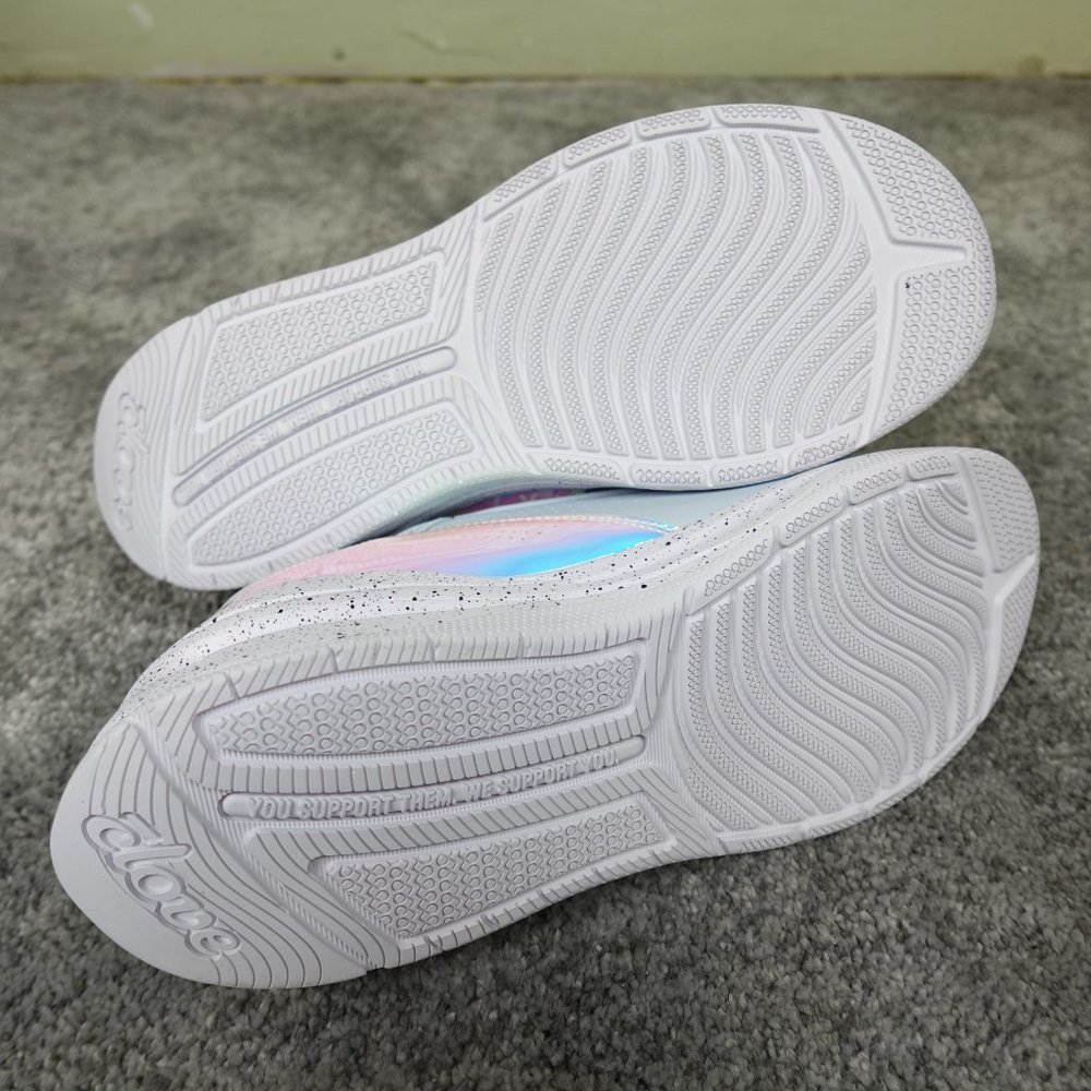 Clove Classic Shoes Womens Sneakers Work Blue Iridescent Nursing Running Walking - Picture 7 of 8